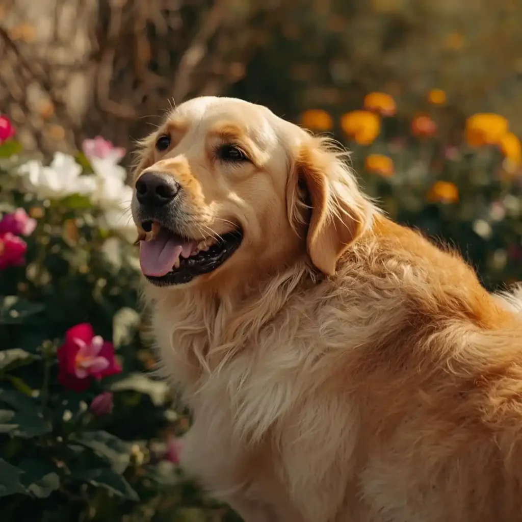 plan-salud-alergia-perro Perro con alergia primaveral rascándose al aire libre | plandesaludveterinario.com