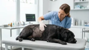 Hipotiroidismo en perros: síntomas, diagnóstico y tratamiento 20 Perro con alopecia simétrica bilateral por hipotiroidismo canino