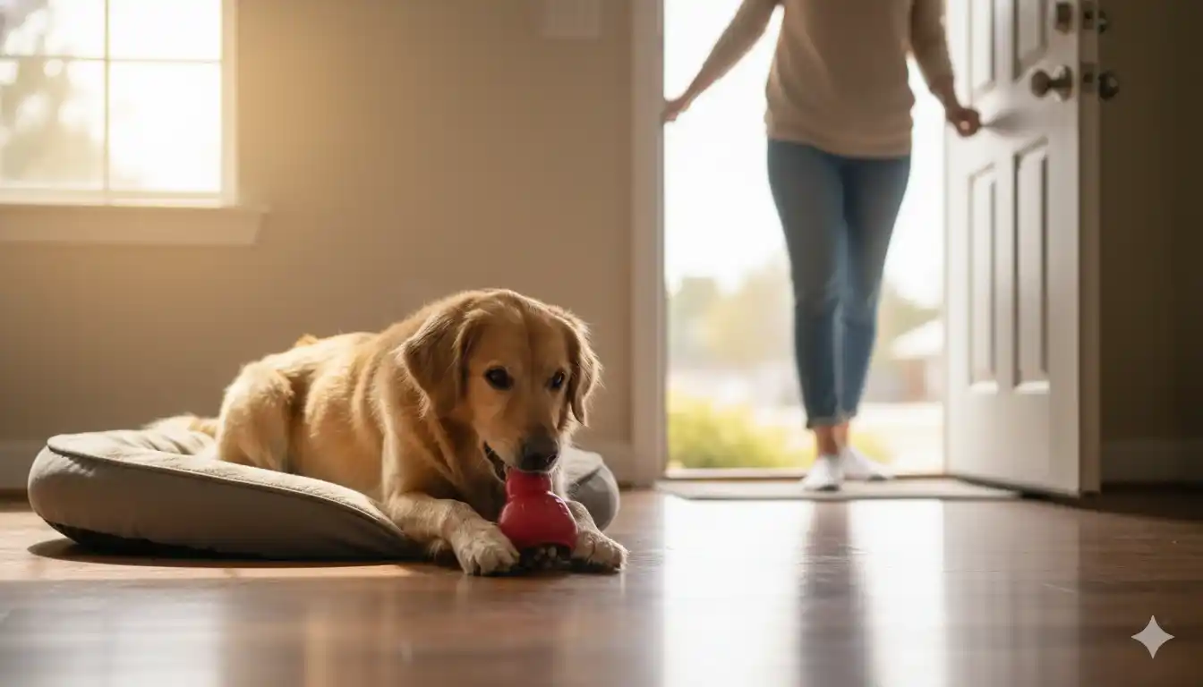 🐶 Cómo acostumbrar a un perro a estar solo en casa (paso a paso) 1 acostumbrar a quedarse solo