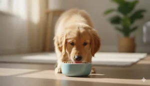 Perro comiendo de su cuenco — guía completa de alimentación canina